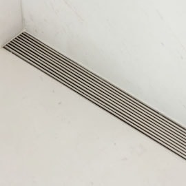 grelha ralo linear aço inox