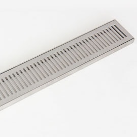 grelha aço inox laser linear