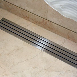 ralo linear aço inox tubular