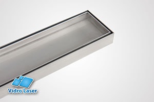 ralo linear de aço inox